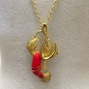 Lilly Pulitzer “Butter Me Up” Lobster Necklace